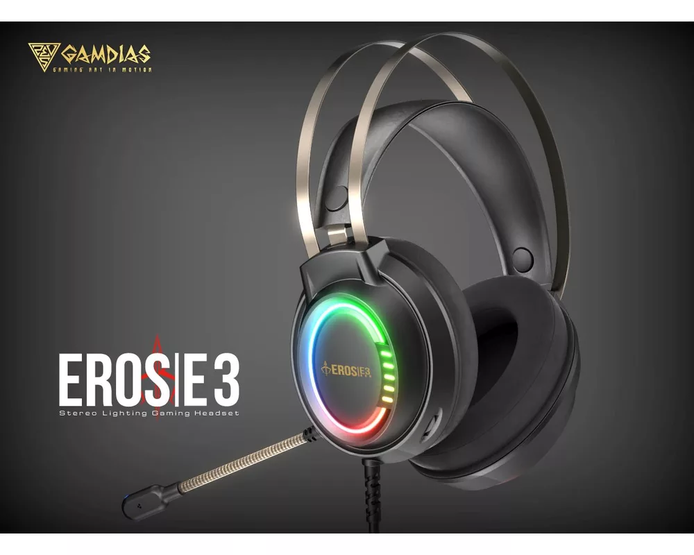 Слушалки Gamdias Gaming Heaphones - EROS E3 RGB -... 13