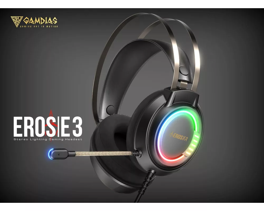Слушалки Gamdias Gaming Heaphones - EROS E3 RGB -... 7