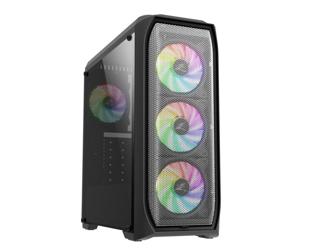 Кутия Zalman N5 MF ATX Mid Tower с 4x120мм RGB вентилатора 12
