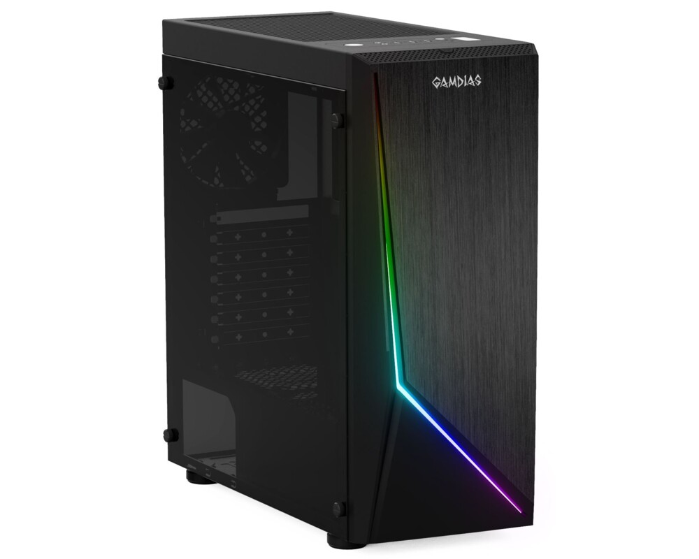 Кутия Gamdias ATX - Argus E1 - Addressable RGB 3