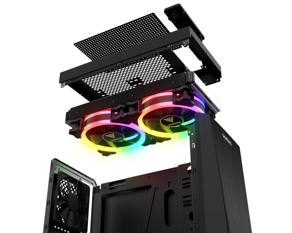 Кутия Gamdias ATX - Argus E1 - Addressable RGB 11