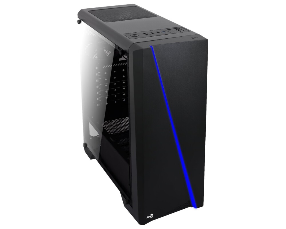 Кутия AeroCool Cylon RGB ATX Mid Tower, Черна 7