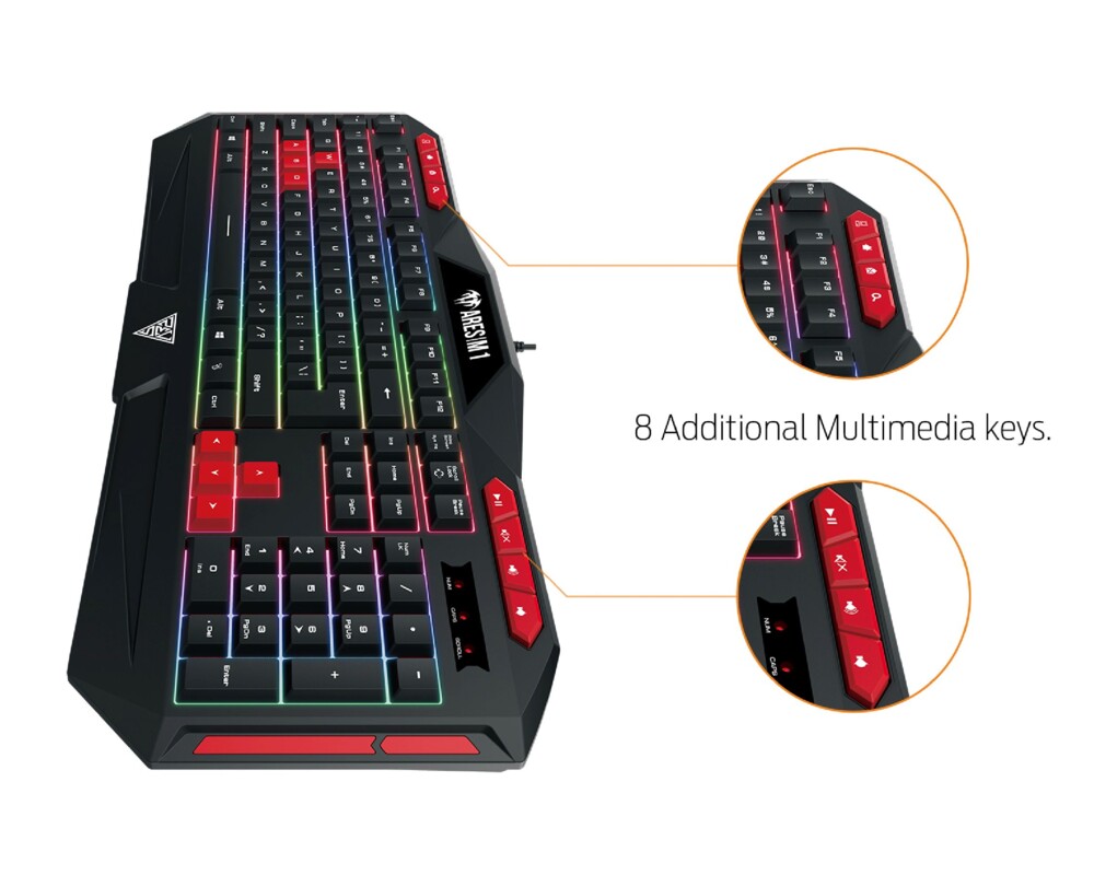 Клавиатура Gamdias геймърски комплект Gaming COMBO... 5