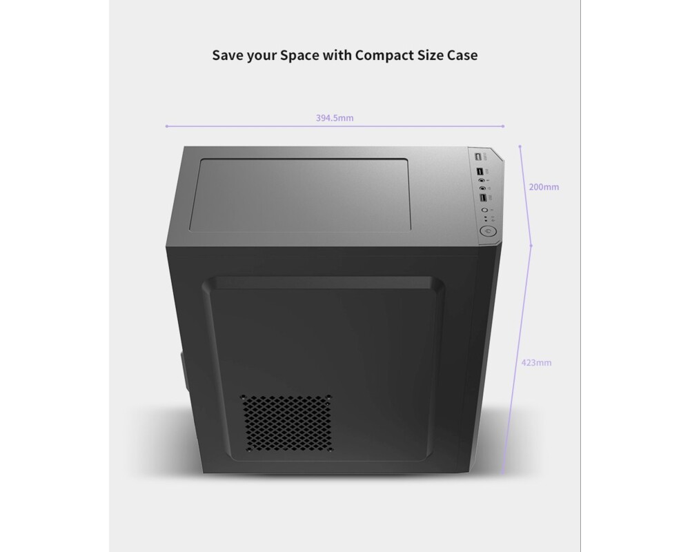 Кутия Zalman T8 RGB, Mid Tower 8