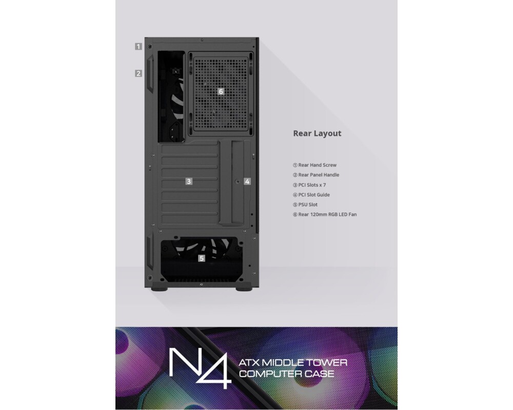 Кутия Zalman ATX - N4 - RGB 17
