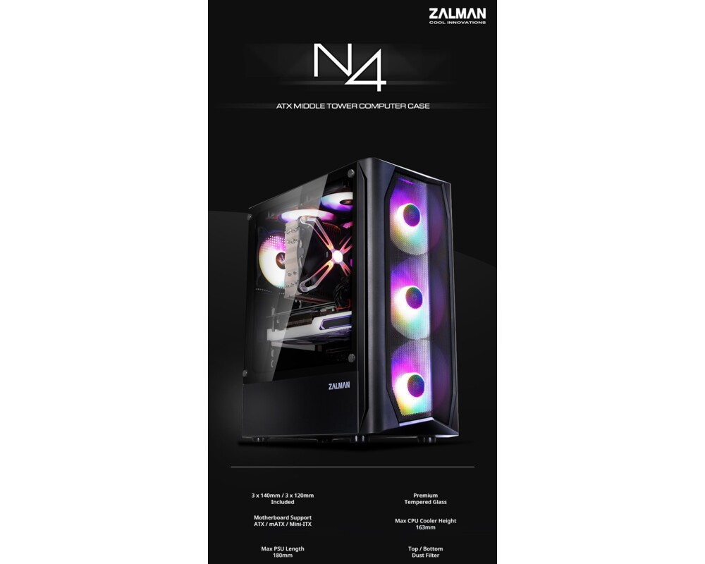 Кутия Zalman ATX - N4 - RGB 5