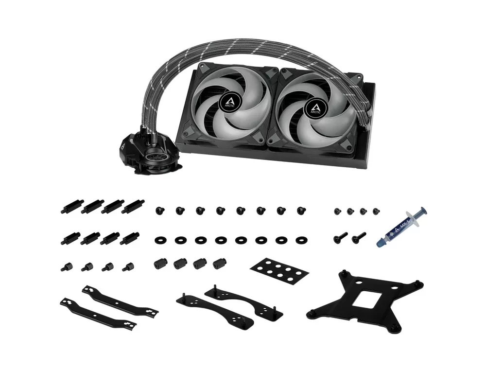 Охладител за процесор Arctic Freezer II A-RGB (280mm), водно охлаждане 12
