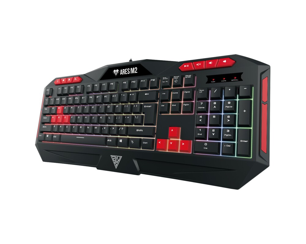 Клавиатура Gamdias геймърски комплект Gaming COMBO 3-in-1 Keyboard 2