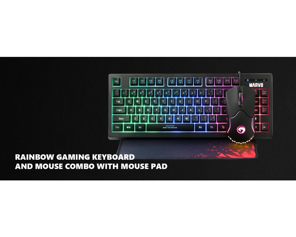 Клавиатура Marvo Геймърски комплект Gaming COMBO CM310 3-in-1 5