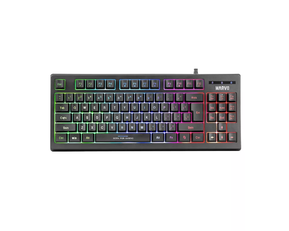Клавиатура Marvo K607 Gaming TKL Rainbow backlit 2