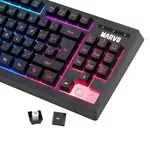 Клавиатура Marvo K607 Gaming TKL Rainbow backlit 3