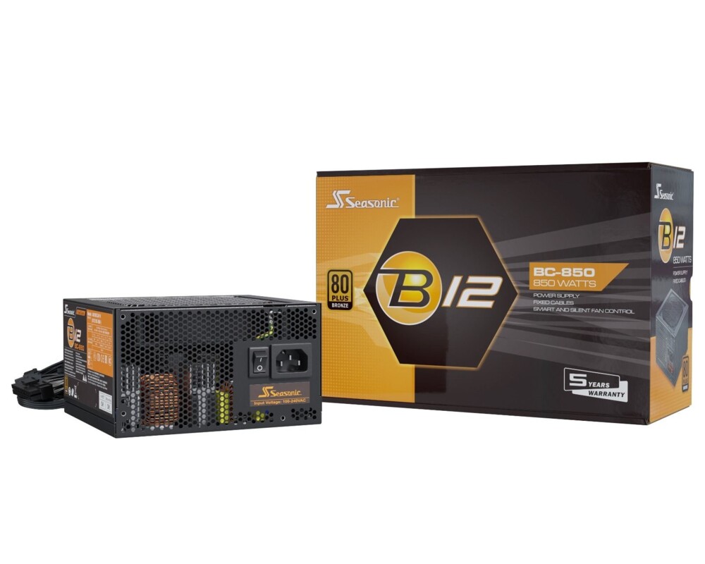 Захранване 850W Seasonic B12 BC-850 80 PLUS Bronze 2