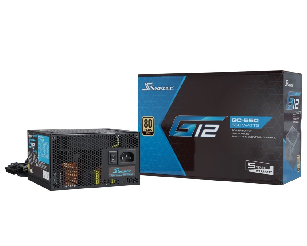 Захранване Seasonic 550W Gold - G12 GC-550 3