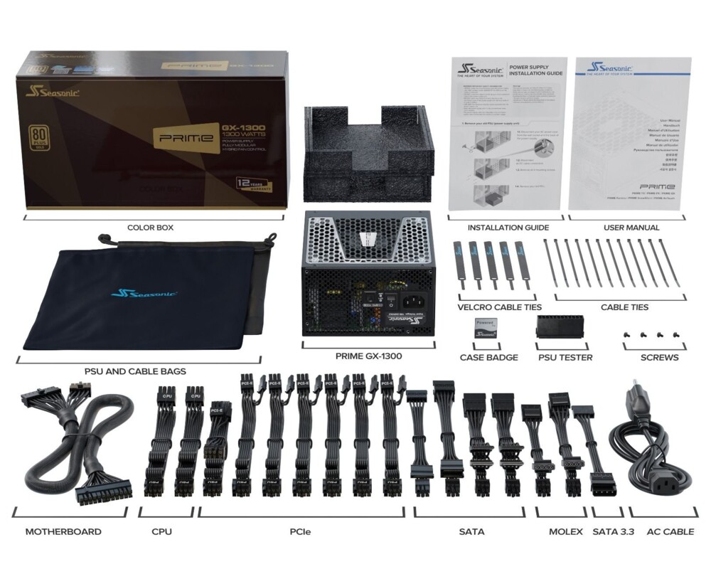 Захранване Seasonic 1300W Gold 2
