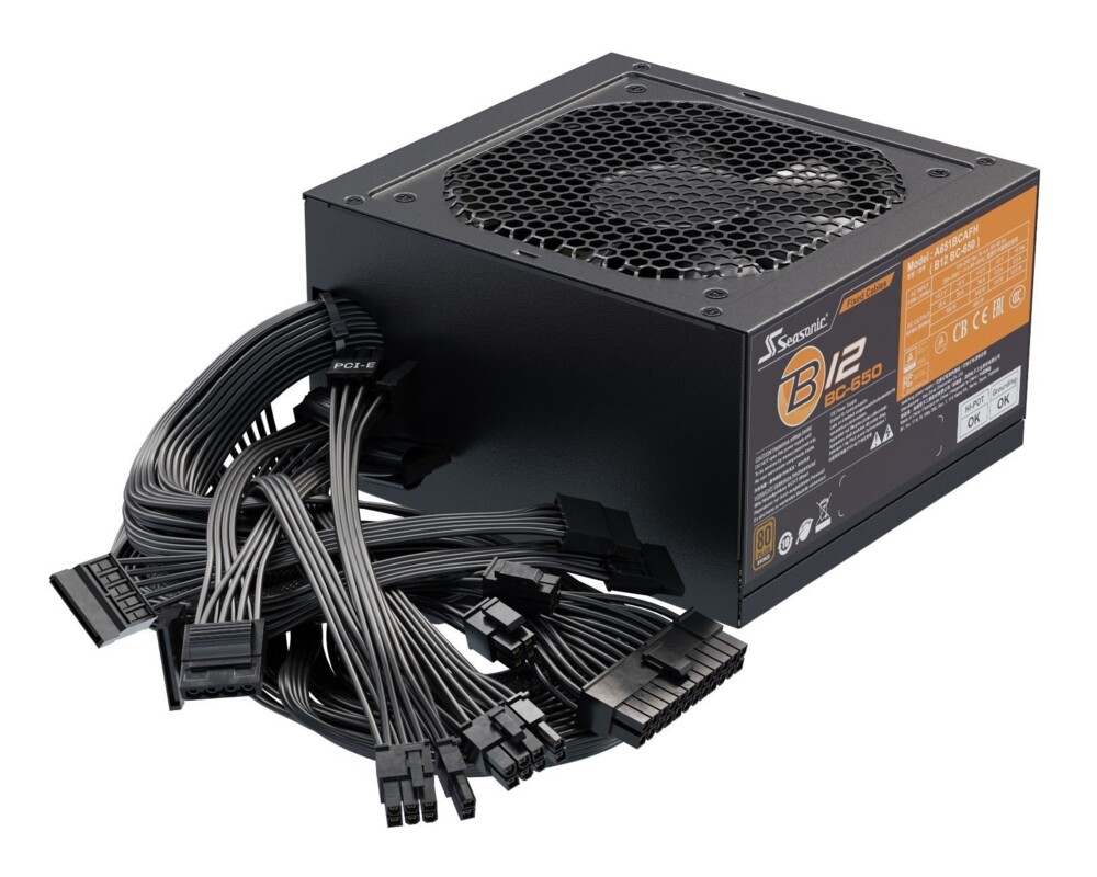 Захранване 650W Seasonic B12-BC-650 80 PLUS Bronze 7