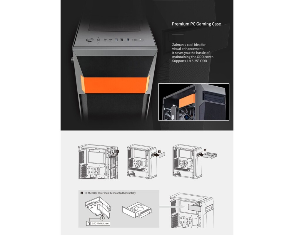 Кутия Zalman ATX - Z1 PLUS 7