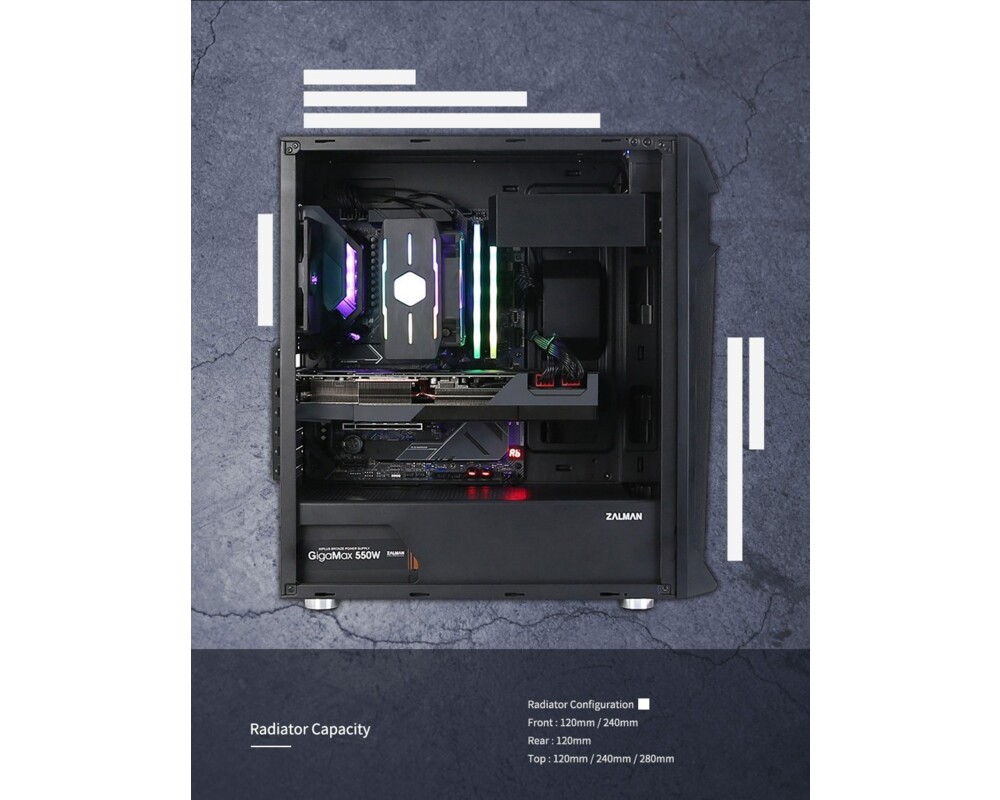 Кутия Zalman ATX - Z1 PLUS 13