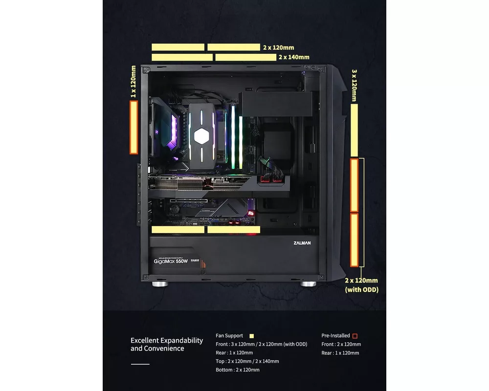 Настолен компютър PIC Game Extreme Limited Edition R7-5800XT RTX 3060 D4 12