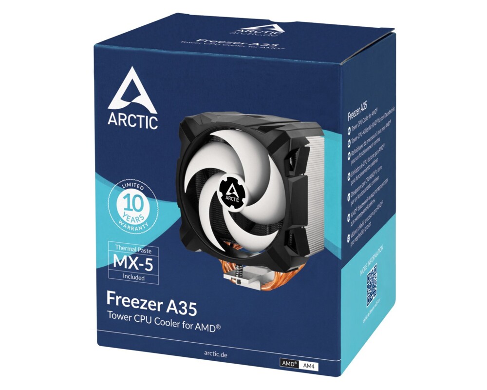 Охладител за процесор ARCTIC Freezer A35 Черен/Бял 15