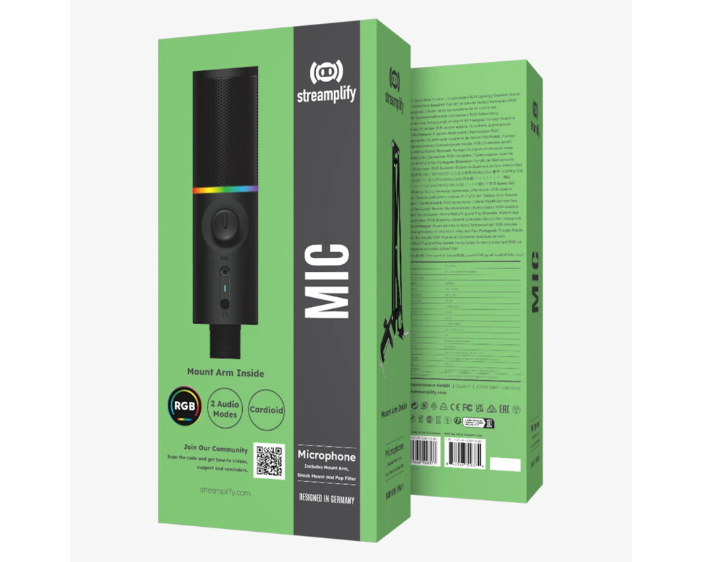 Микрофон Streamplify MIC RGB 16