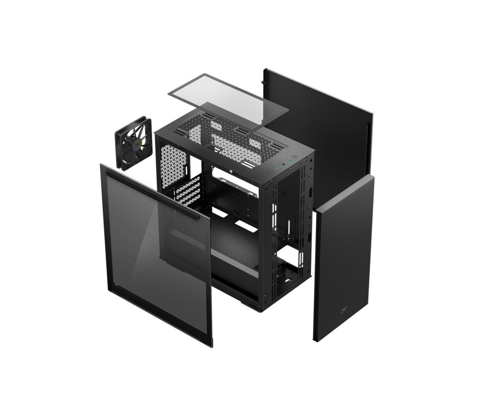 Кутия Кутия DeepCool Macube 110 с прозрачен страничен панел 16