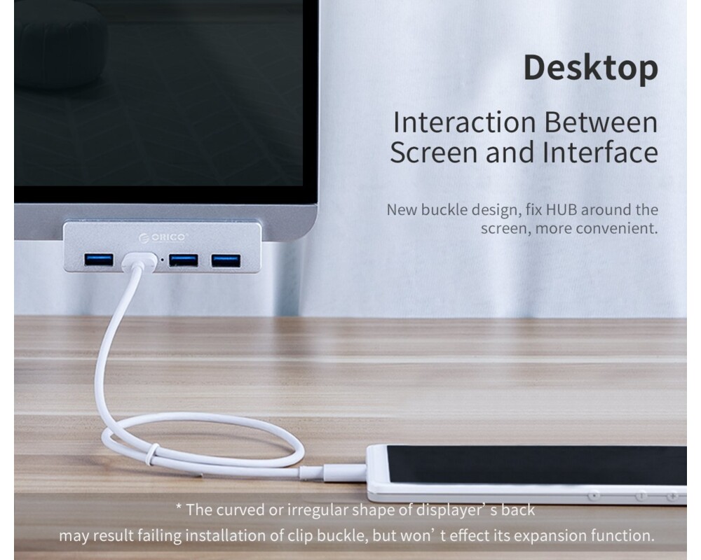 USB хъб Алуминиев USB 3.0 хъб Orico MH4PU-SV-BP 19