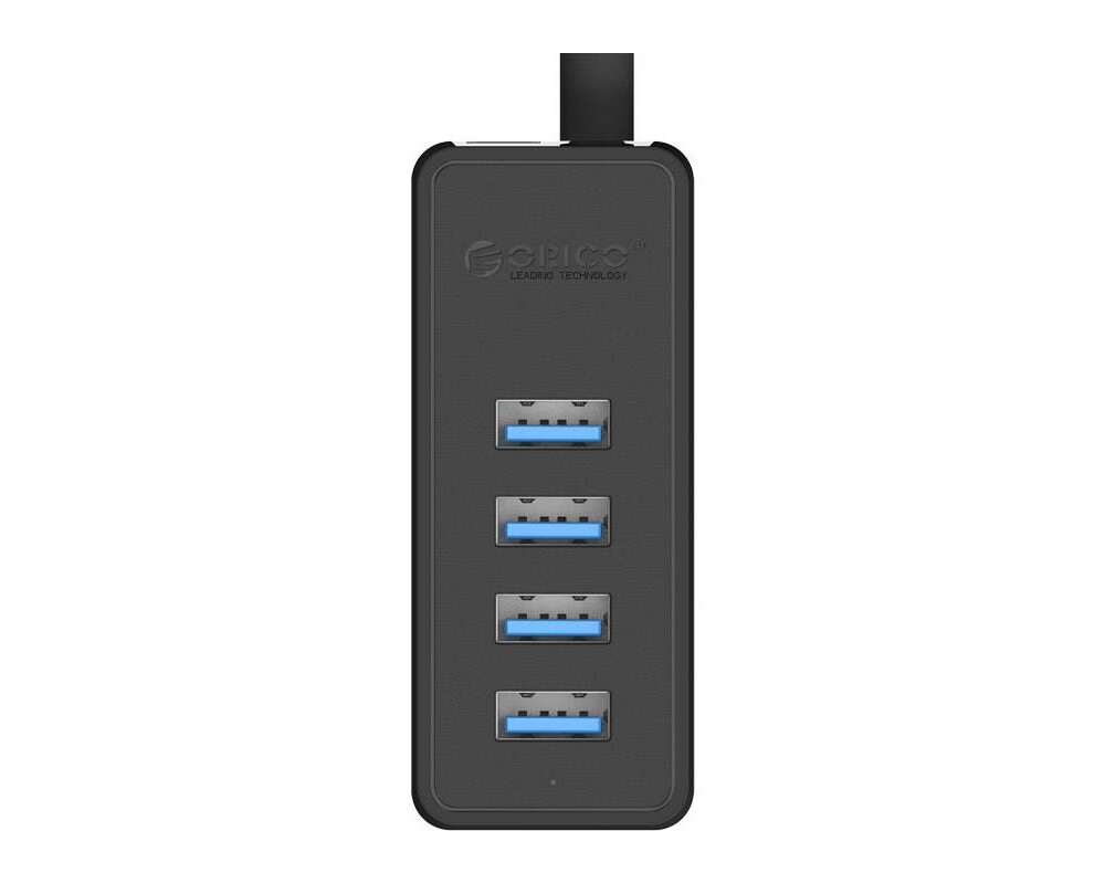 USB хъб 4-портов USB 3.0 хъб Orico W5P-U3-100-BK-PRO 1 м кабел 6