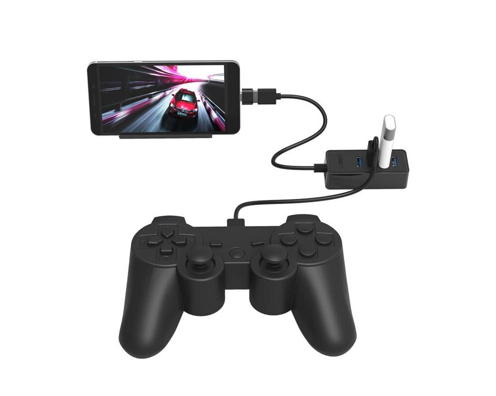 USB хъб 4-портов USB 3.0 хъб Orico W5P-U3-100-BK-PRO 1 м кабел 7