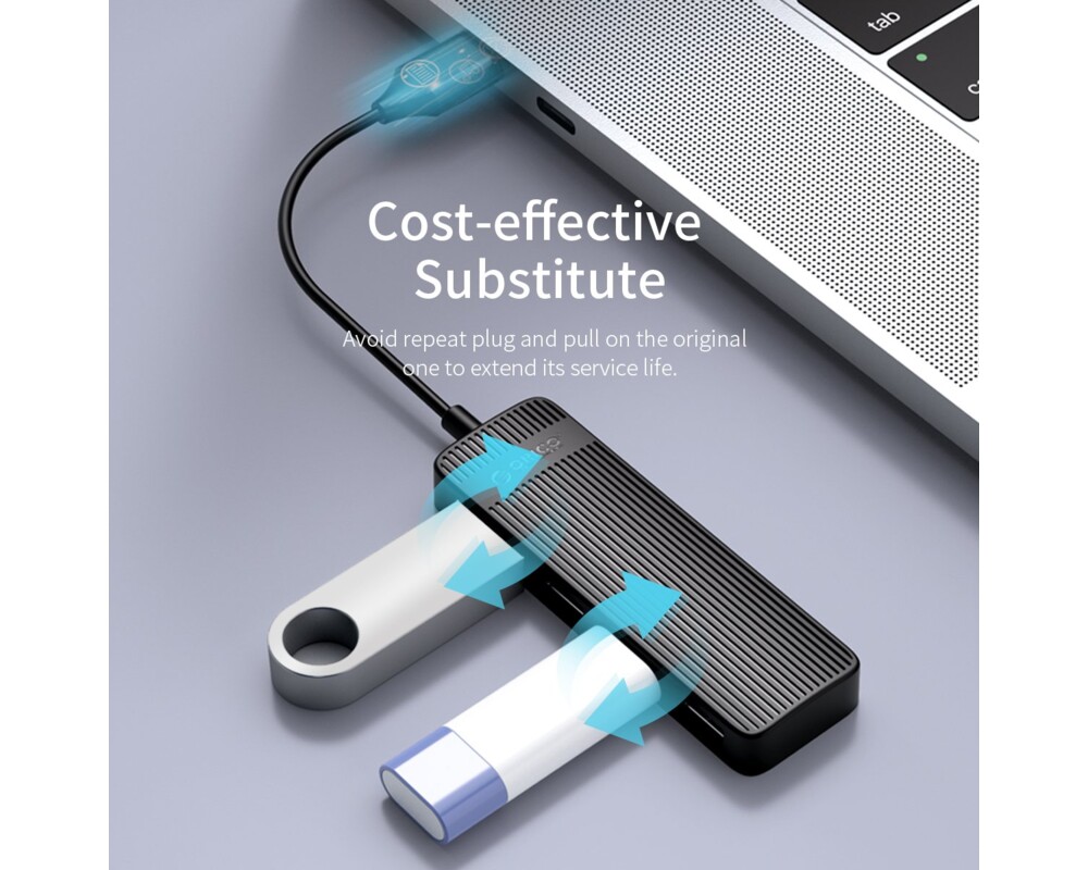 USB хъб Orico USB2.0 HUB 4 port White - FL02-WH 6