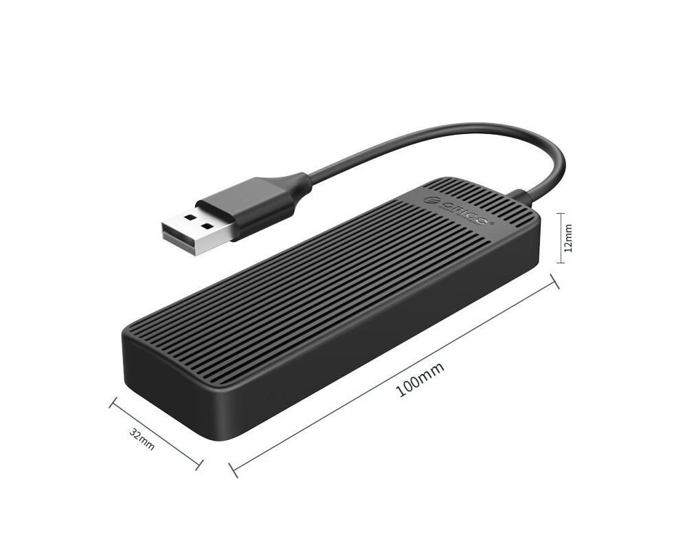 USB хъб Orico USB2.0 HUB 4 port Black - FL02-BK 3