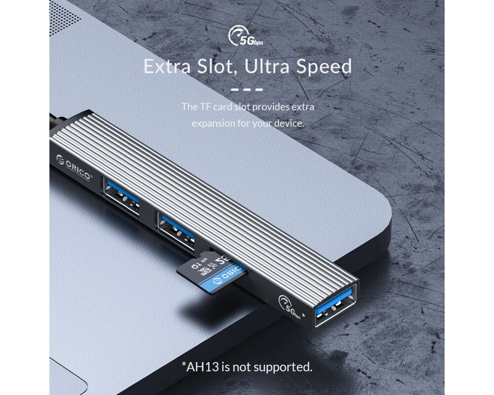 USB хъб Orico USB3.0/2.0 HUB 4 port - Type-C inp... 17