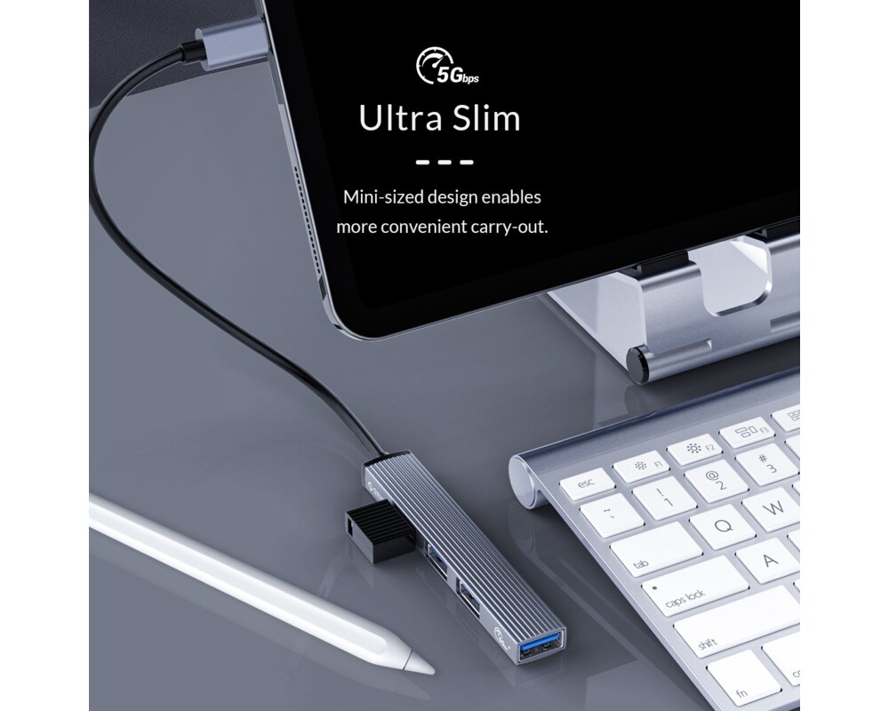 USB хъб Orico USB3.0/2.0 HUB 4 port - Type-C inp... 19