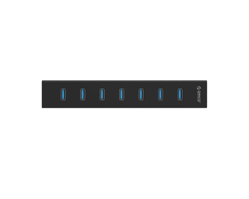 USB хъб Orico USB3.0 HUB 7 port Black - H7013-U3... 2