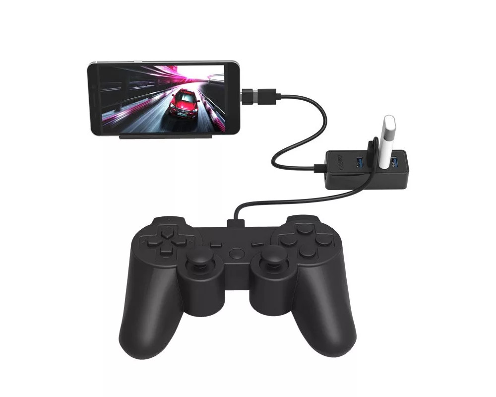 USB хъб Orico USB3.0 HUB 4 port - USB/Micro USB input 4