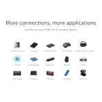 USB хъб Orico USB3.0 HUB 4 port - USB/Micro USB input 16