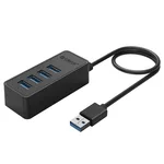 <span>USB хъб</span> Orico USB3.0 HUB 4 port - USB/Micro USB input <span class='catalog-num-in-name'>W5P-U3-030-BK-BP</span> - 