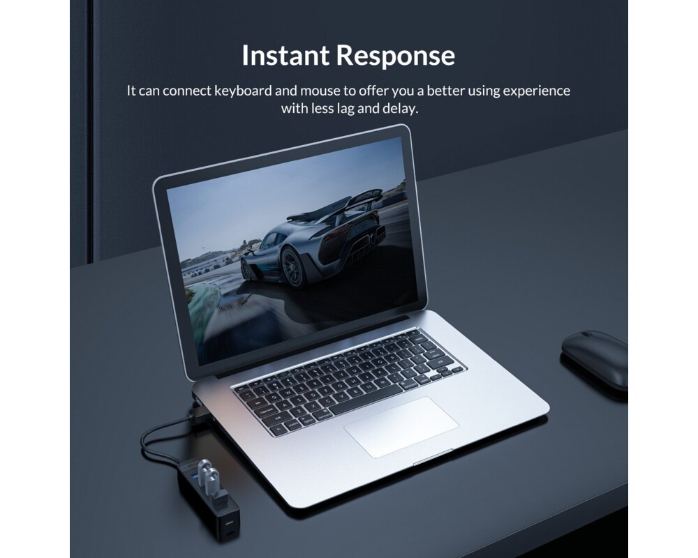 USB хъб Orico USB3.0 HUB 4 port - Type C input 9