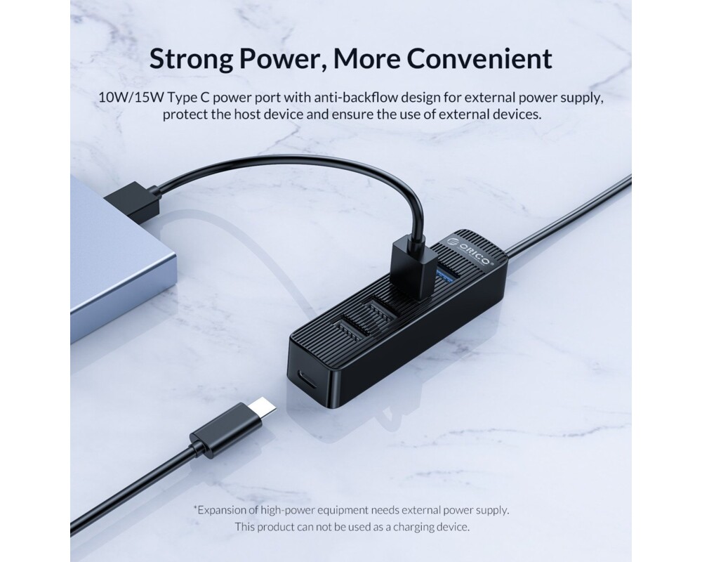USB хъб Orico USB3.0/2.0 HUB 4 ports - TWU32-4A 8