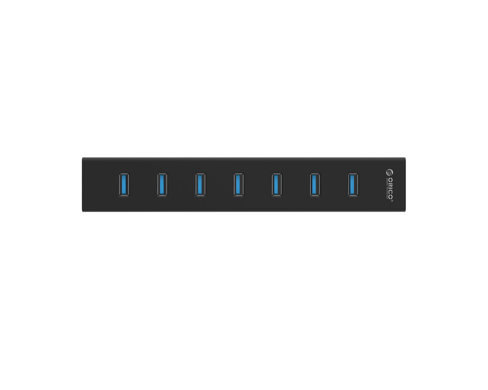 USB хъб Orico USB3.0 HUB 7 port Black - H7013-U3... 2