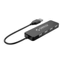  Orico USB2.0 HUB 4 port Black - FL01-BK 391988 FL01-BK-BP на топ цена - PIC.bg