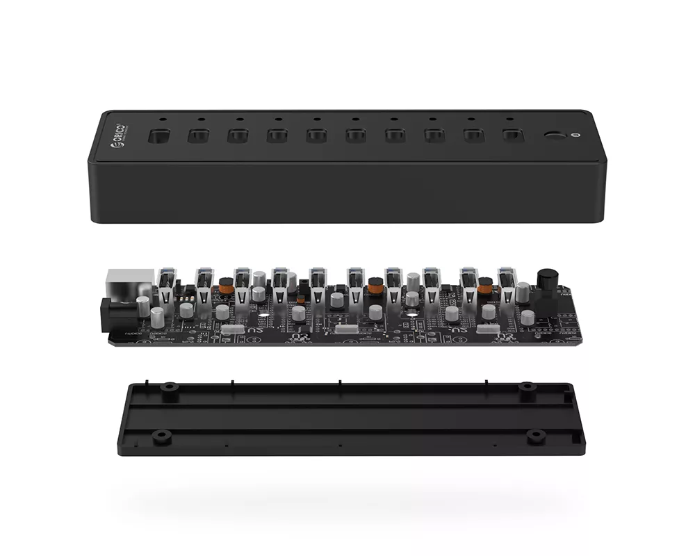 USB хъб Orico USB 10-port HUB with power adapter... 4