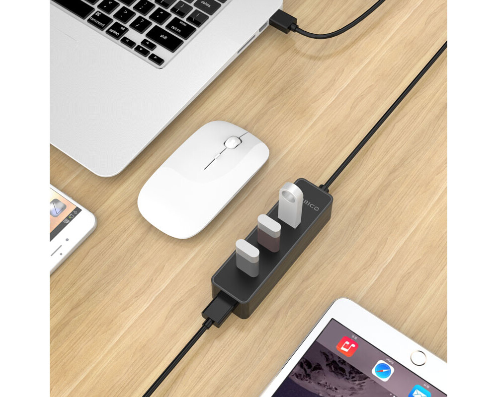 USB хъб Orico USB3.0 HUB 4 port - W5PH4-U3 3
