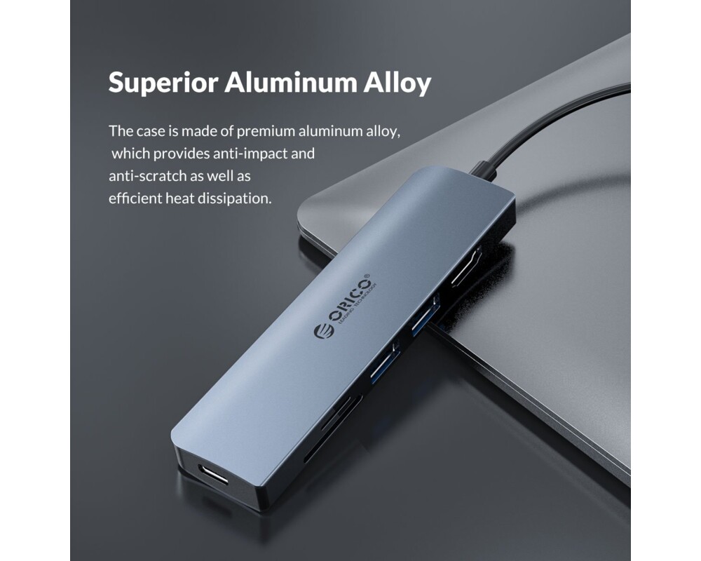 Докинг станция Orico Docking Station Type-C Power Distribution 3.0 100W - Card Reader 17