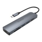 <span>Докинг станция</span> Orico Docking Station Type-C Power Distribution 3.0 100W - Card Reader <span class='catalog-num-in-name'>ORICO-MC-U601P-GY-BP</span> - 