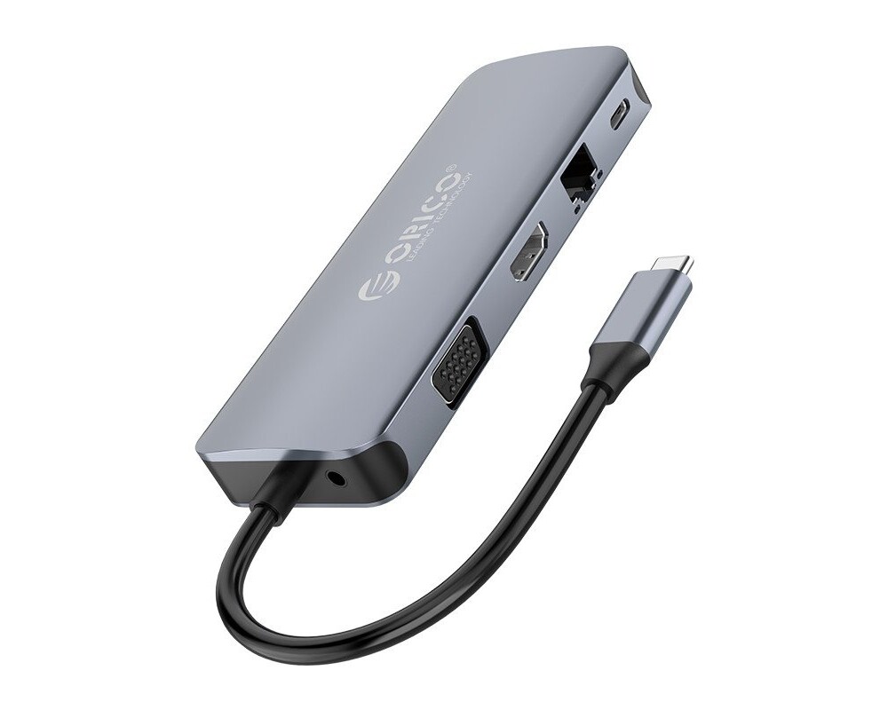 Докинг станция Orico Docking Station Type-C Power Distribution 3.0 100W - LAN 5