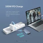 Докинг станция Orico Docking Station Type-C Power Distribution 3.0 100W - LAN 8