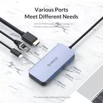 Докинг станция Orico Docking Station Type-C Power Distribution 3.0 100W - LAN 7
