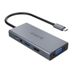 <span>Докинг станция</span> Orico Docking Station Type-C Power Distribution 60W - HDMI <span class='catalog-num-in-name'>MC-U501P-GY-BP</span> - 