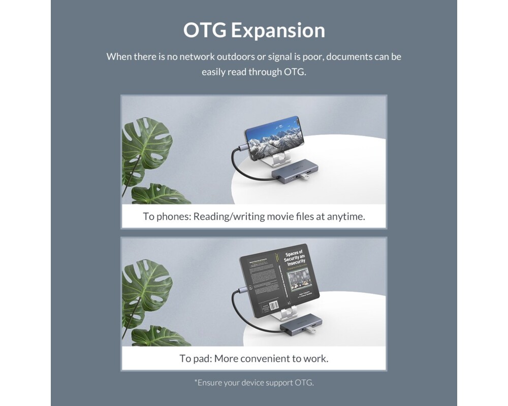 Докинг станция Orico Docking Station Type-C Power Distribution 60W - HDMI 14