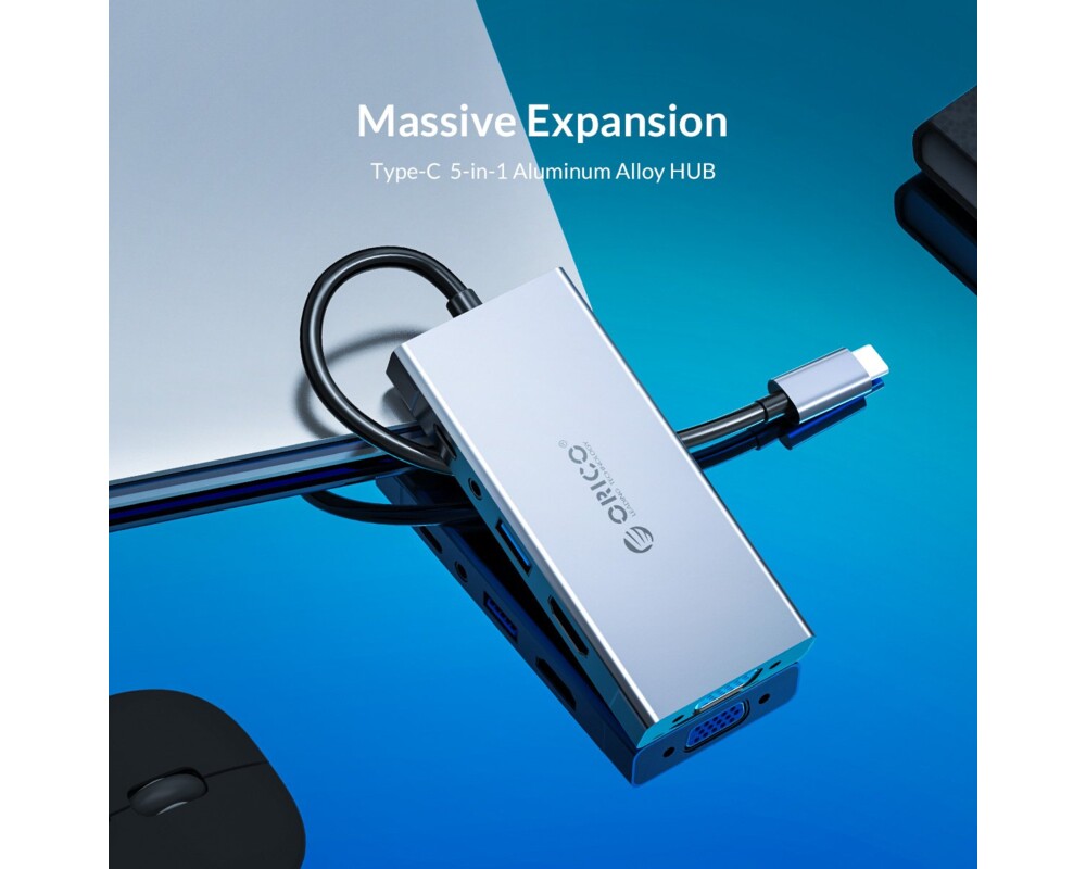 Докинг станция Orico Docking Station Type-C Power Distribution 60W - HDMI 5